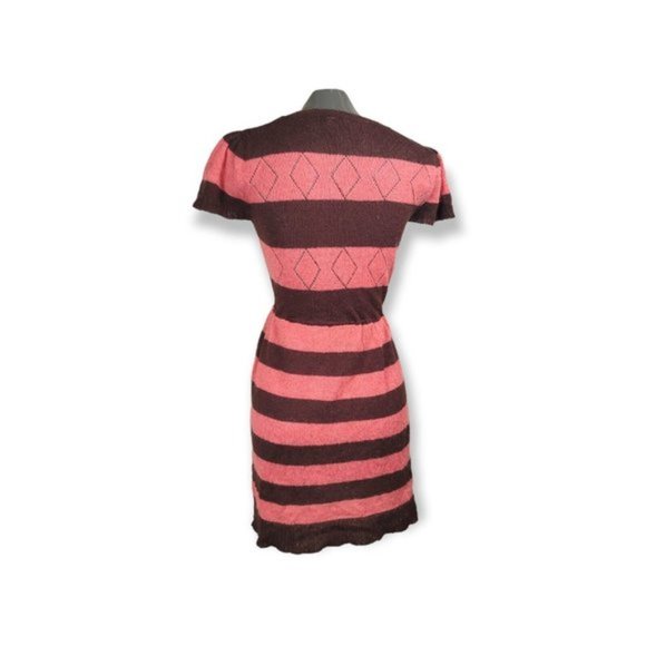 Divided By H&M Women's Round Neck Short Sleeve Fit & Flare Midi Dress Size 4 - Picture 2 of 4